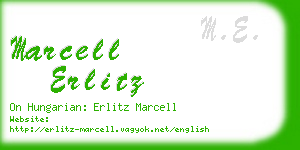 marcell erlitz business card